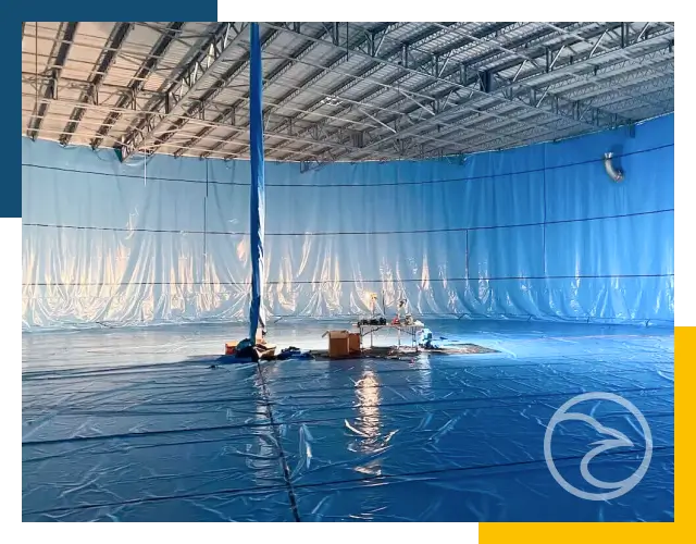 Professional tank liner inspection