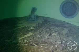 Drone inspection of confined space water tank
