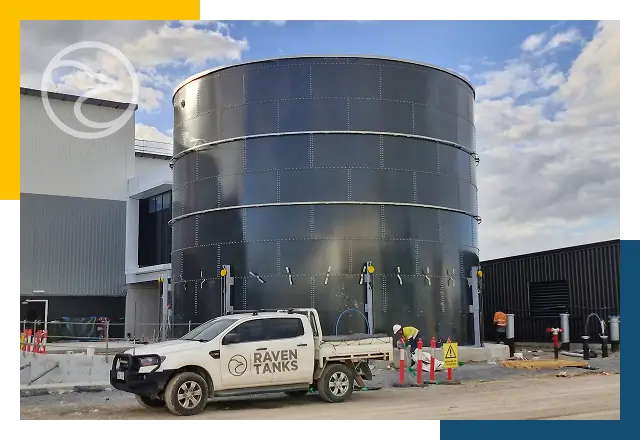Fire tank inspection at airport facility ensuring AS1851 compliance