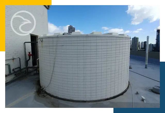 Hospital fire tank installation ensuring reliable emergency water supply