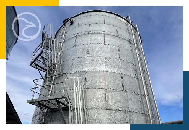 Public sector fire protection tank system