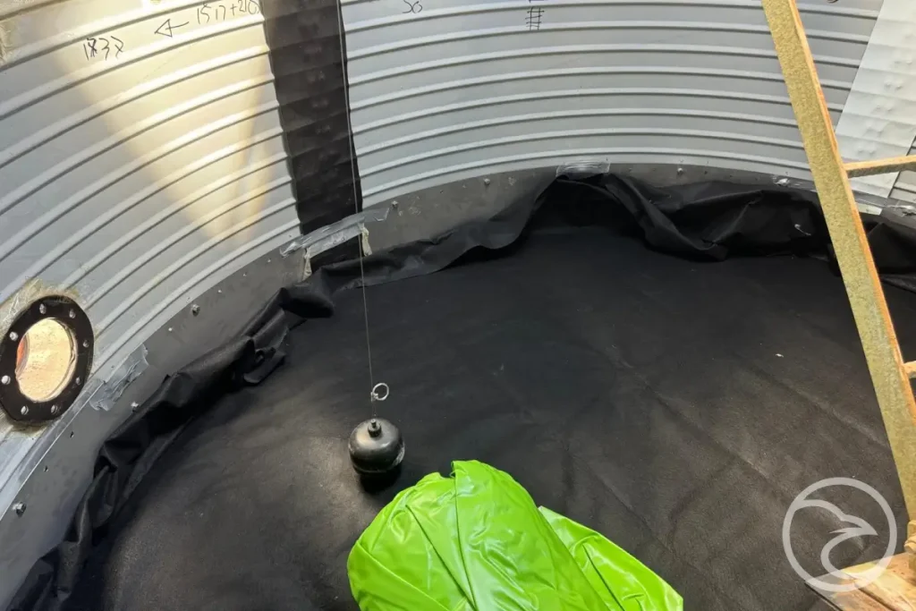 protective tank coating inspection view