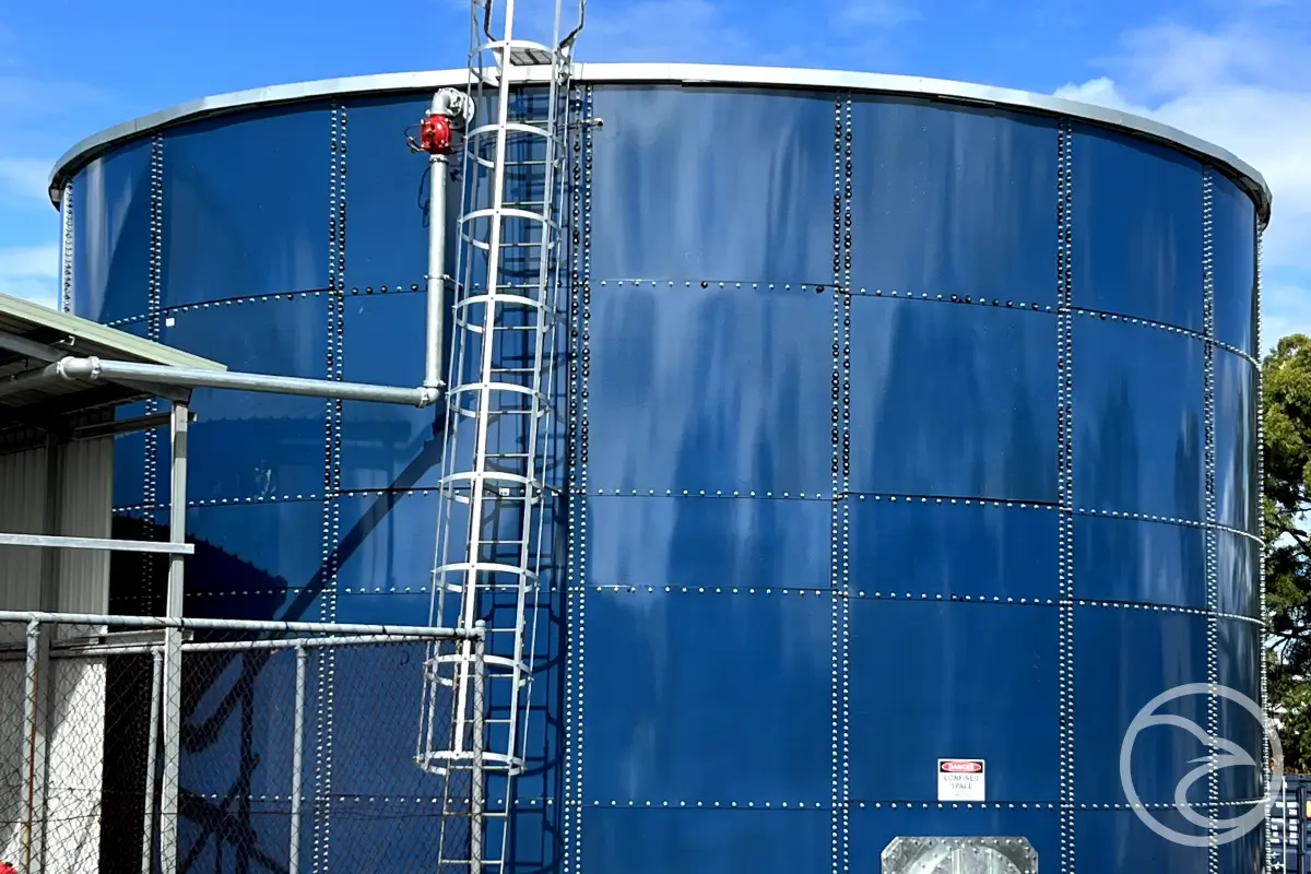 coated steel storage tank designed for corrosion resistance