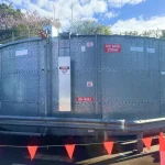 water storage tank supporting hydrant systems