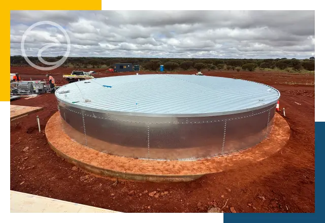 cylindrical water storage tank for commercial use