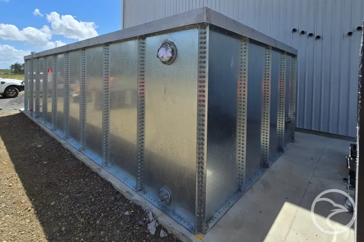 Potable water tank liner replacement