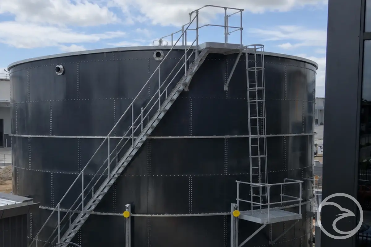 water tank staircase Australia